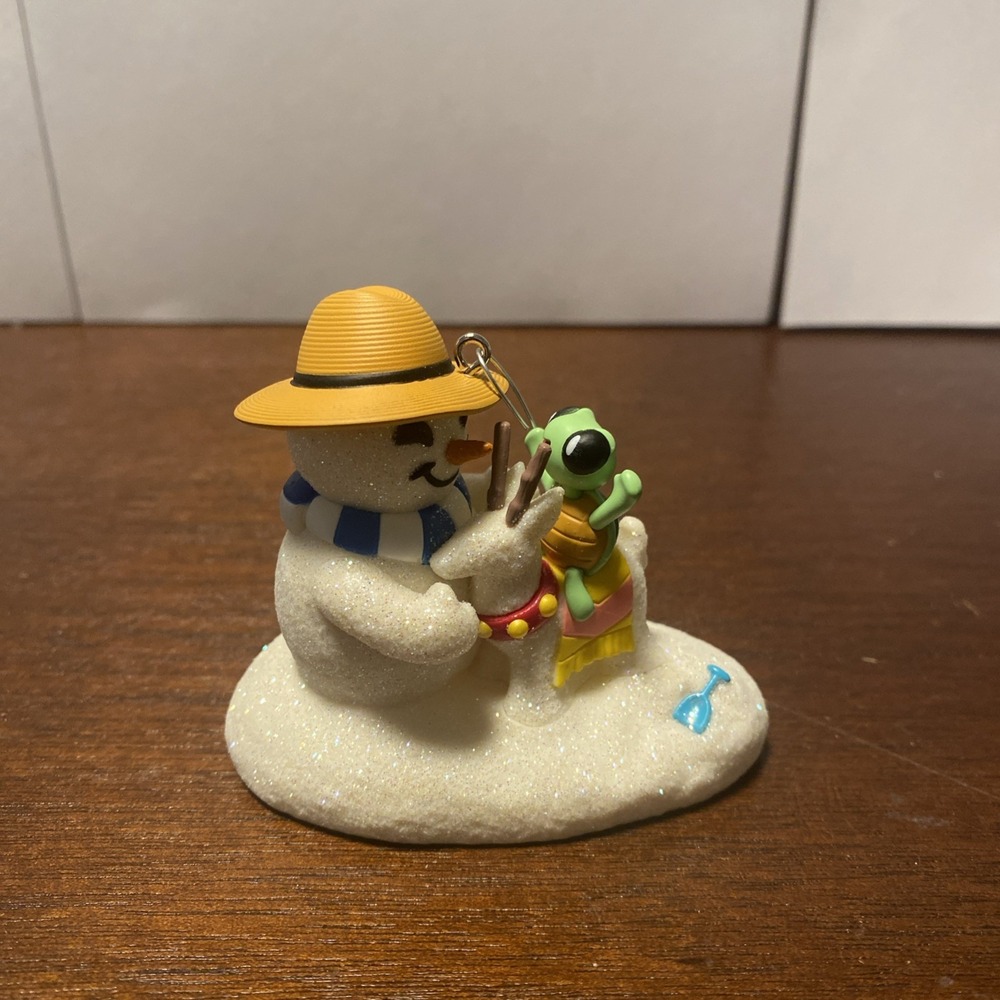 Hallmark Keepsake Christmas Ornament Sandal The Sandman Snowman 2023 Used‎ - Picture 3 of 6